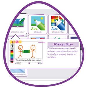 An image showing the 2Create a Story activity within Purple Mash.png
