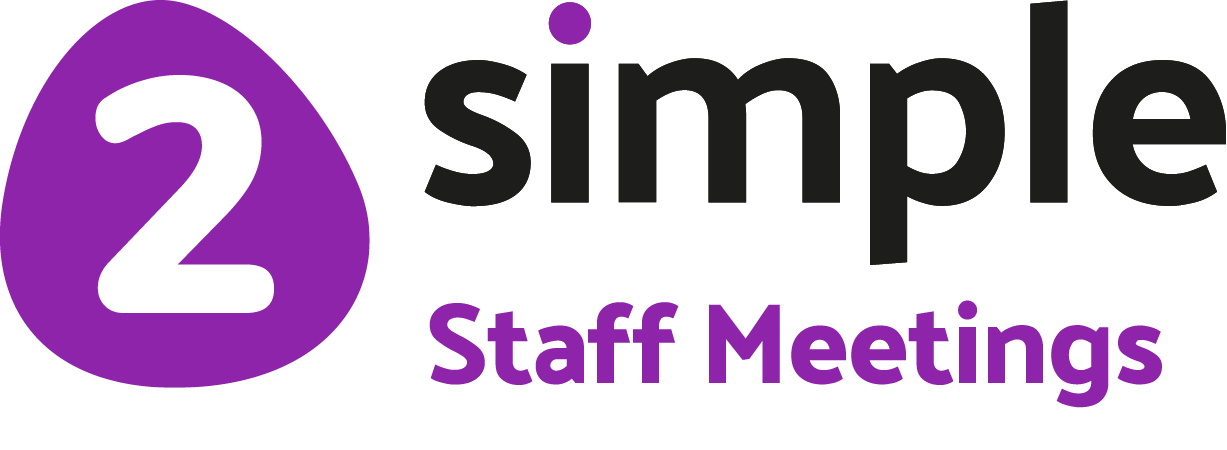 2Simple staff meeting logo