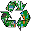 An image showing the Recycling Symbol activity within Purple Mash.png