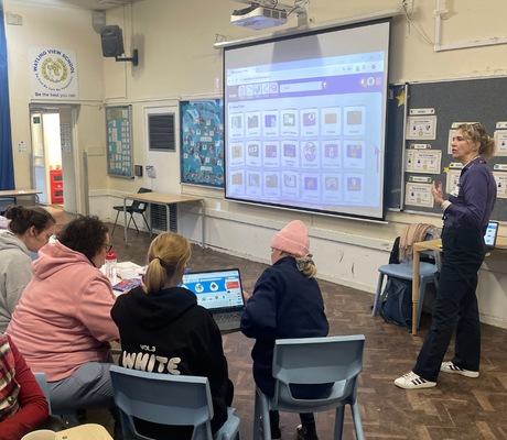 CPD session in school