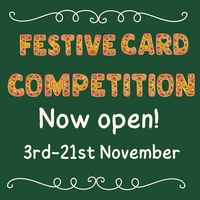 Festive Card - Open now