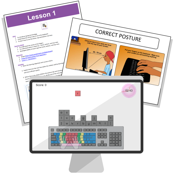 Image showing Purple Mash lesson plans from the Digital Technologies scheme of work.