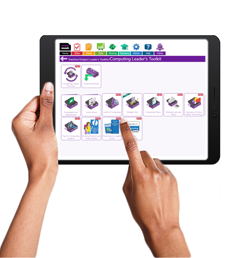 An image showing the Computer toolkit on a tablet.png