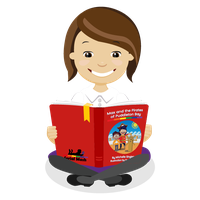 A primary school child reading a Serial Mash book by 2Simple Ltd