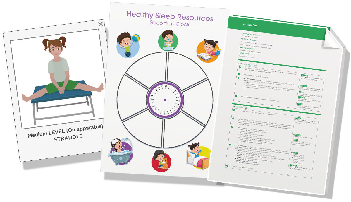 A collection of PE and wellbeing resources from Striver by 2Simple Ltd